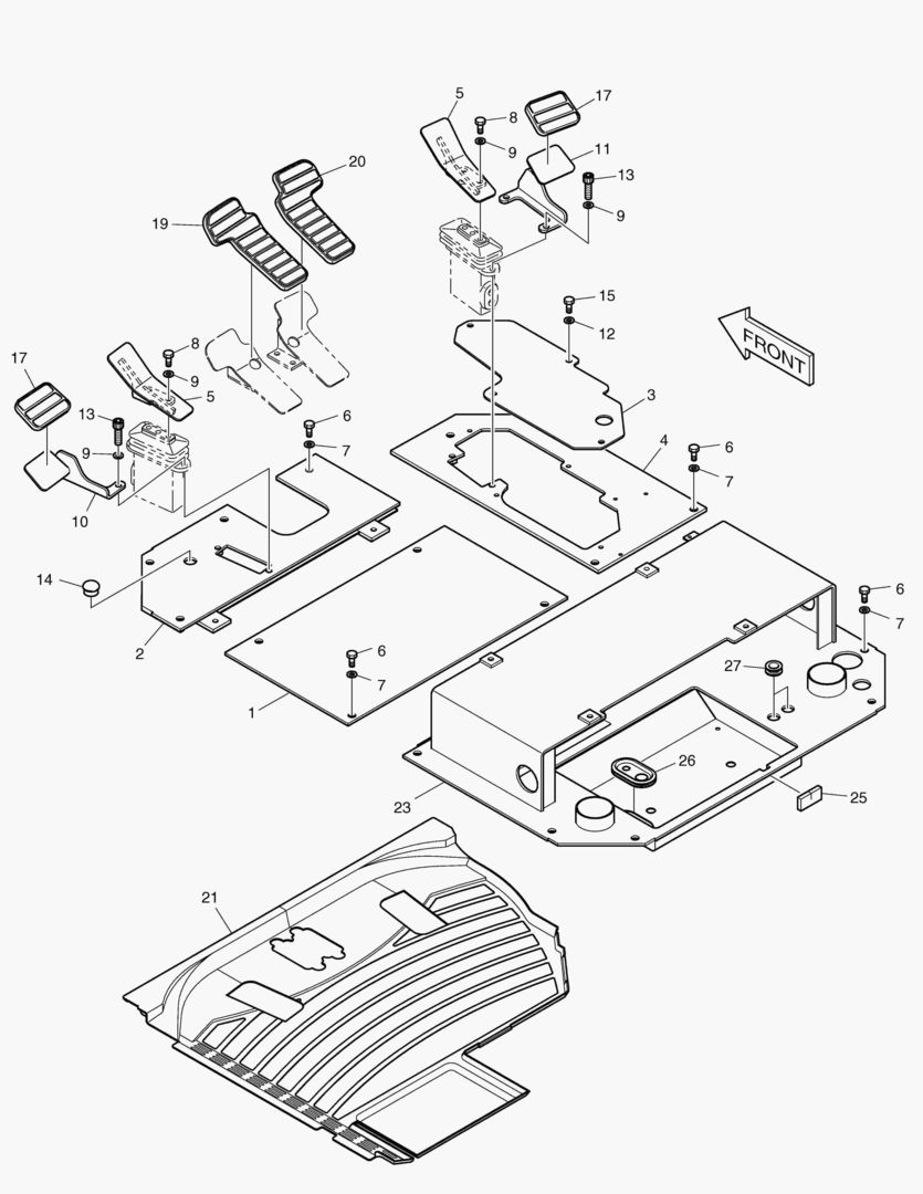 6121 FLOOR PLATE-TILTING [37376~]