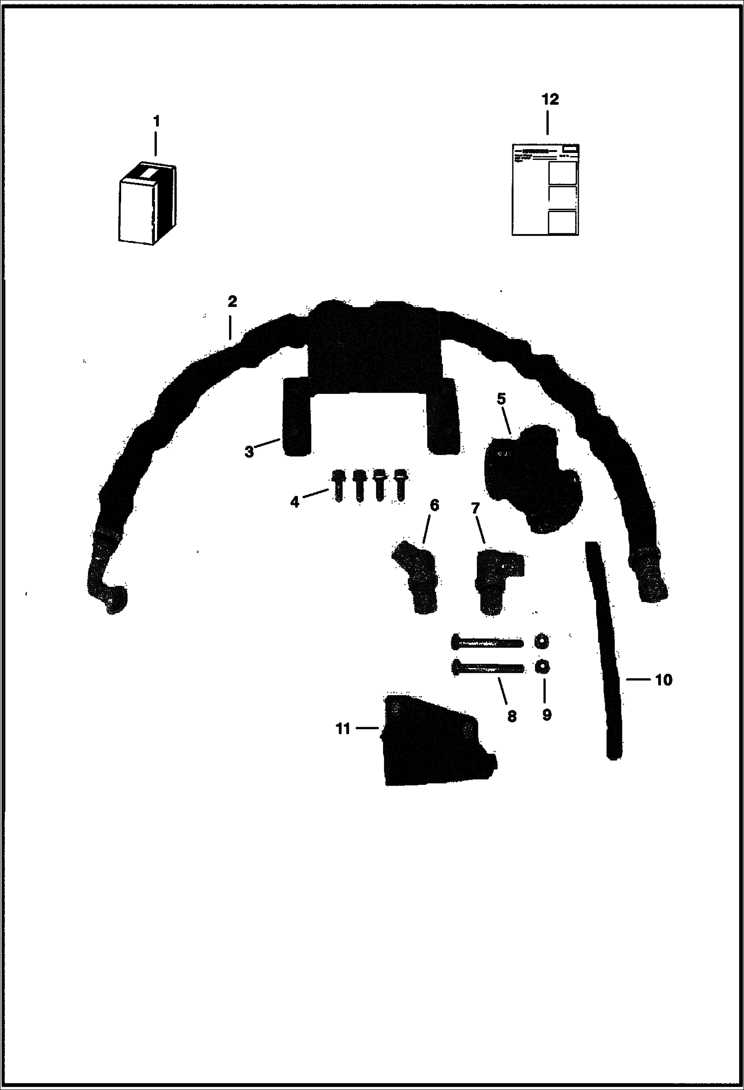 ЭКСКАВАТОР-ПОГРУЗЧИК (КОМПЛЕКТ УСТРОЙСТВ РЕГУЛИРОВАНИЯ ПОТОКА) (607 7750)