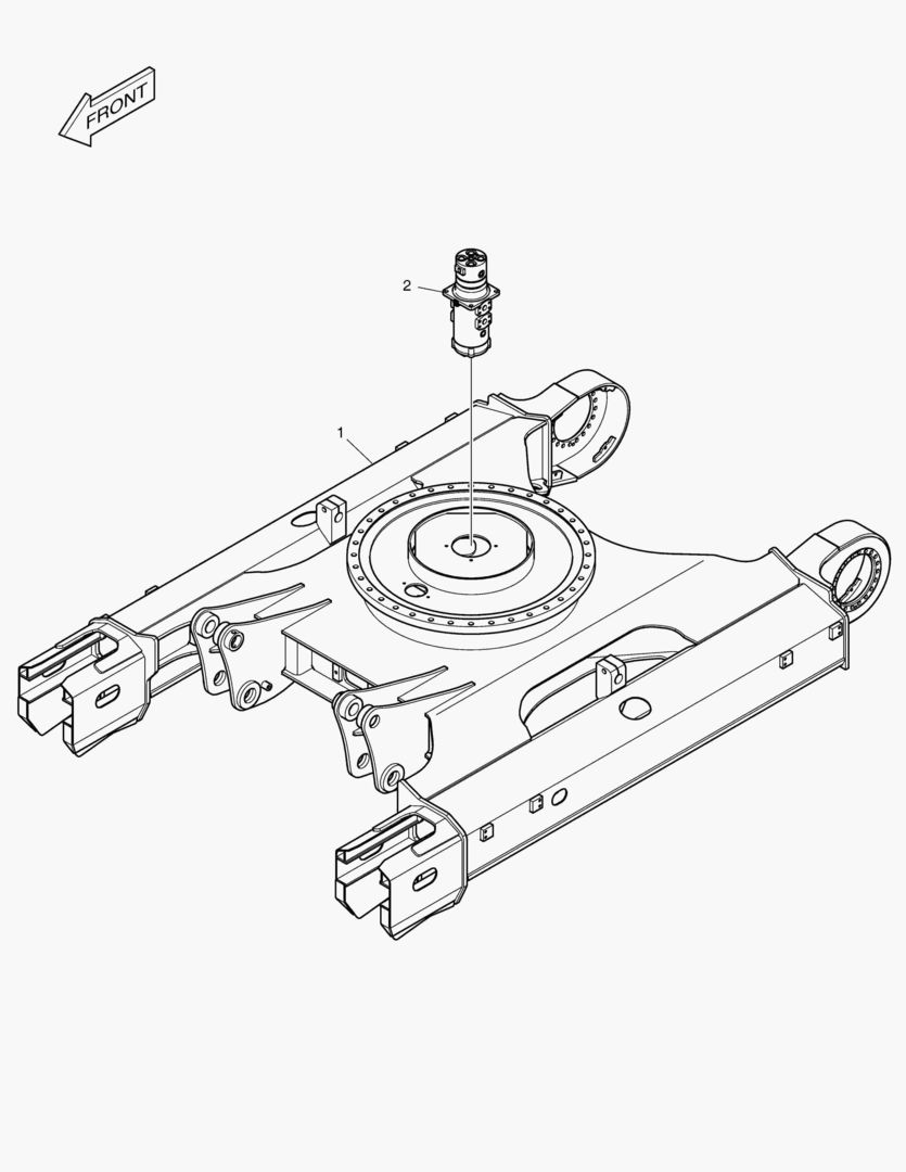 РАМА ГУСЕНИЦЫ - БУЛЬДОЗЕР(ДЛИННЫЙ)