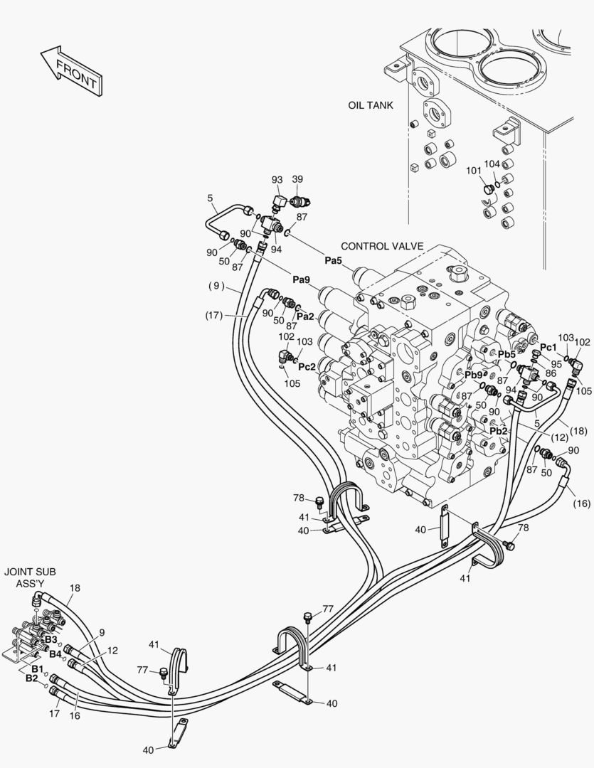 ТРУБОПРОВОД СЕРВОУПРАВЛЕНИЯ(4)