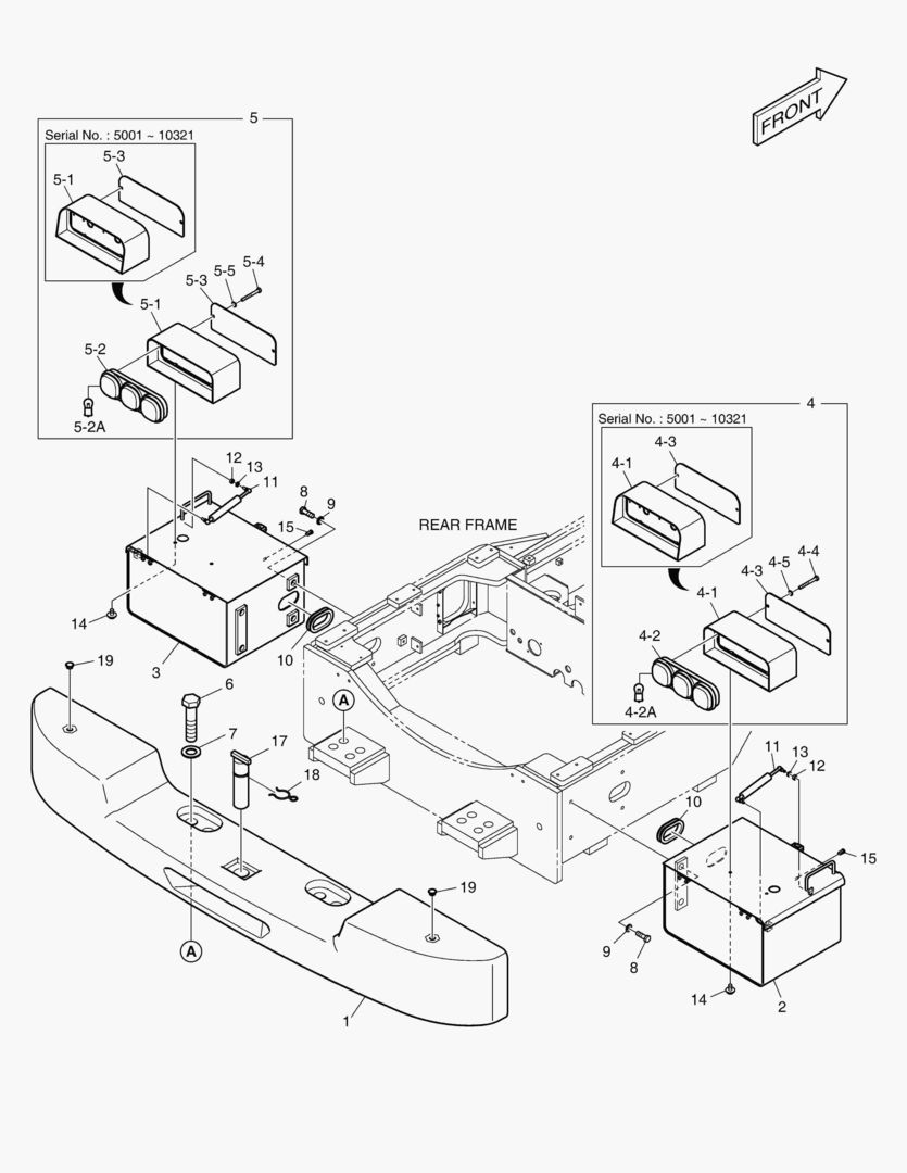 1400 COUNTER WEIGHT & BATTERY BOX