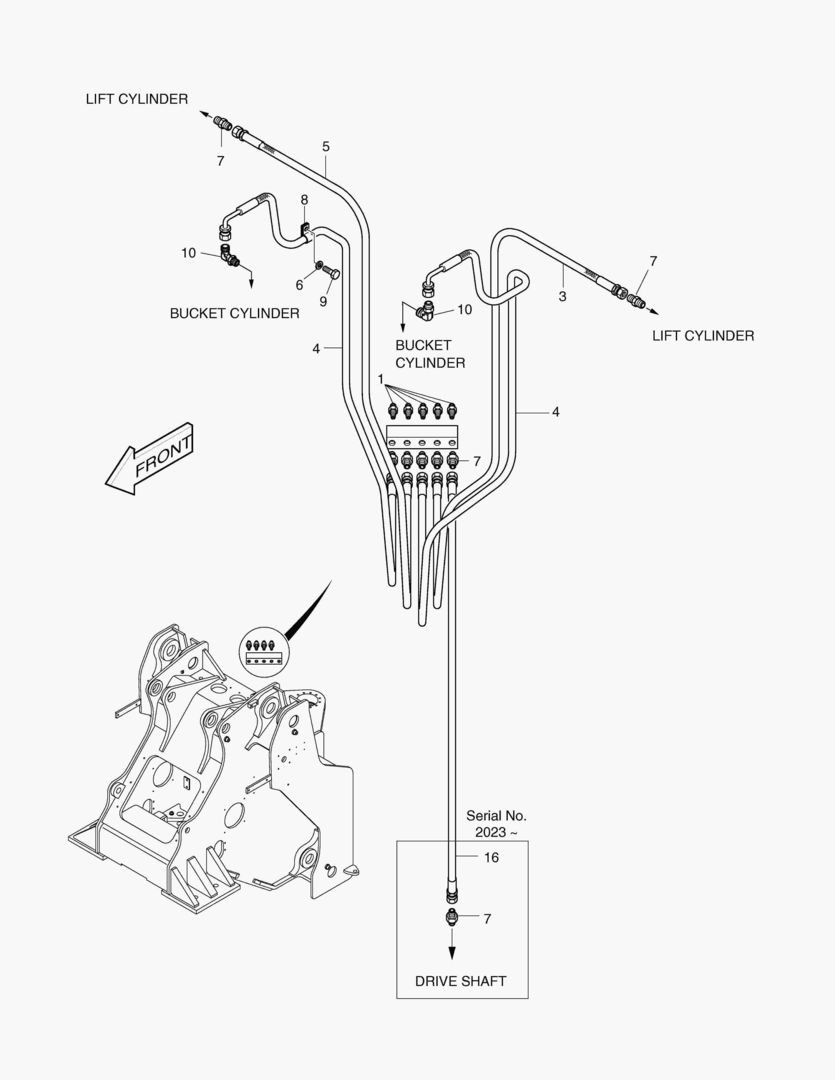 1220 GREASE PIPING [2001~2034]