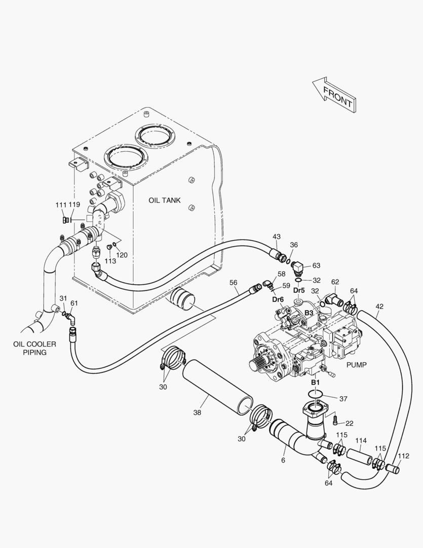 ТУБОПРОВОД МАСЛЯНОГО РАДИАТОРА(1)