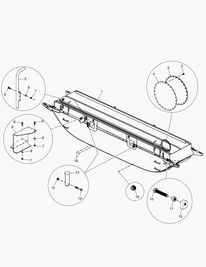 2120 PONTOON ASSEMBLY(L)