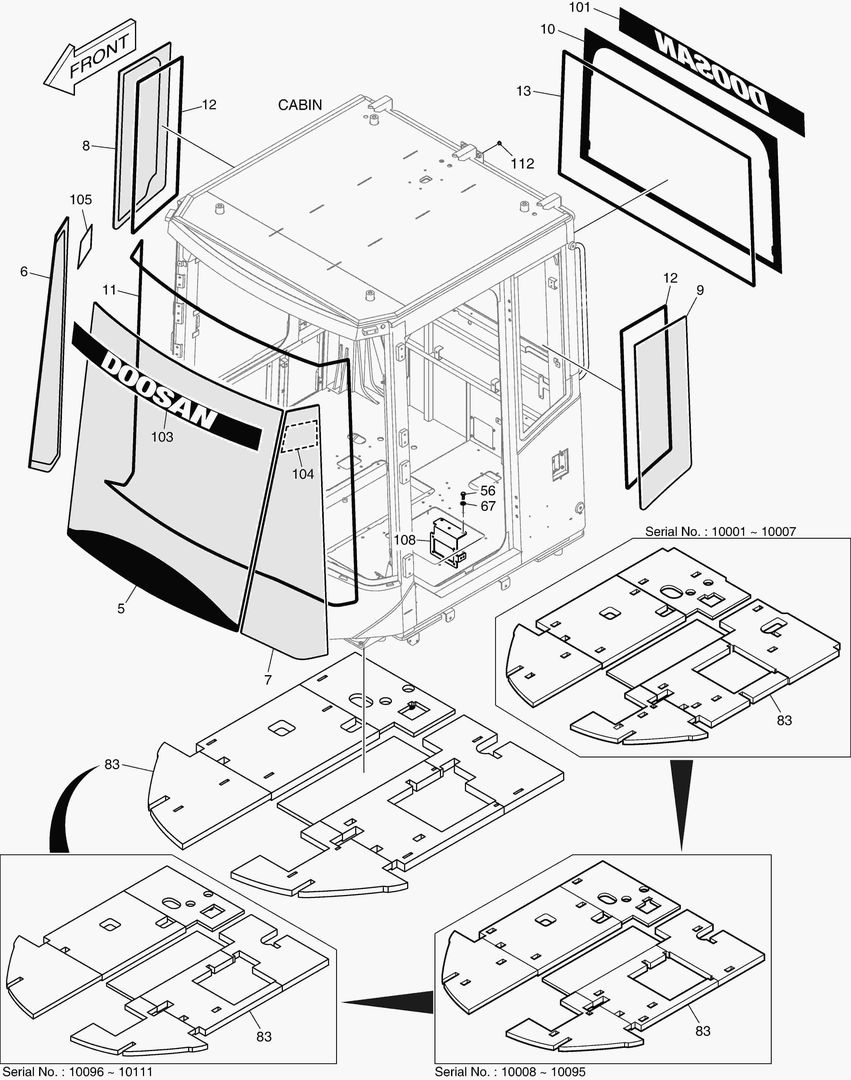 1450 CABIN(6) - GLASS