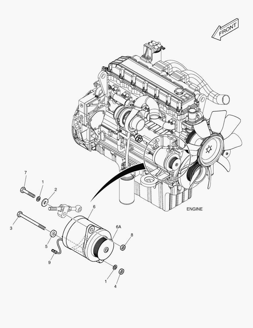 УСТАНОВКА ГЕНЕРАТОРА ПЕРЕМЕННОГО ТОКА