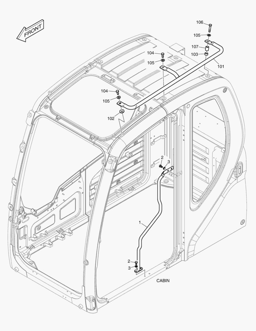 РУКОЯТКА - КАБИНА