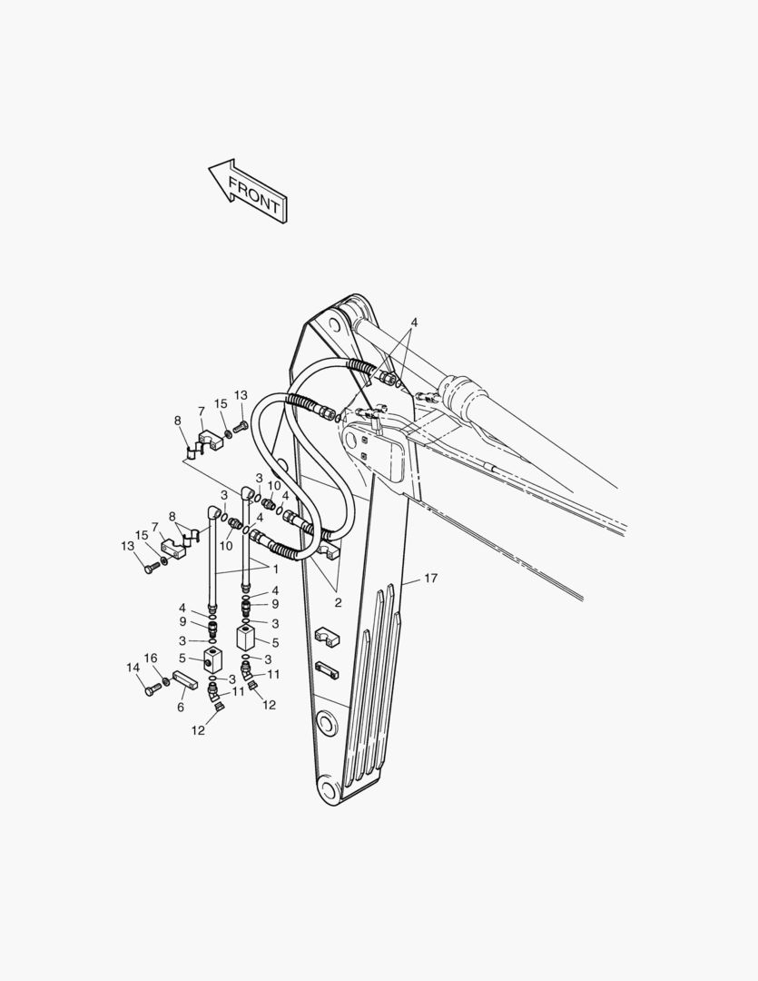 Спецтехника 6500 ARM PIPING-ARM 3.2m(ONE & TWO WAY)