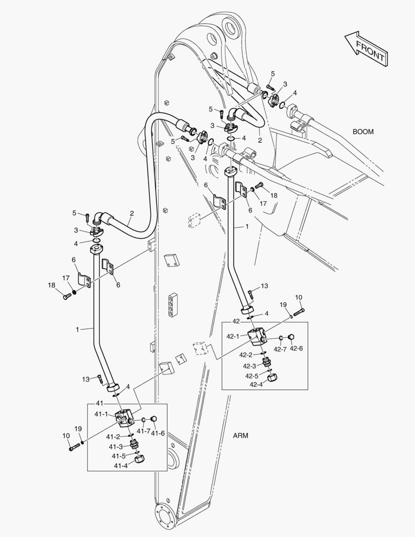 Спецтехника 6200 ARM PIPING - ARM 2.9m(ONE & TWO WAY) - главное фото