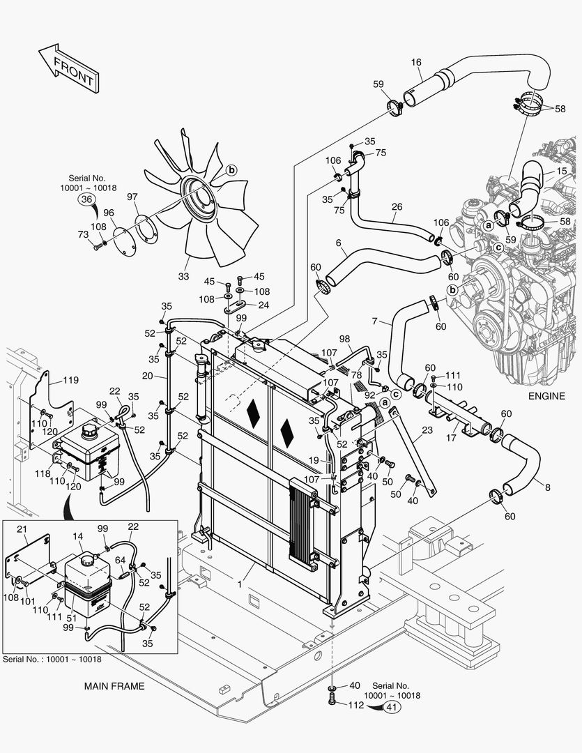 Схема ОПОРТНЫЙ УЗЕЛ РАДИАТОРА