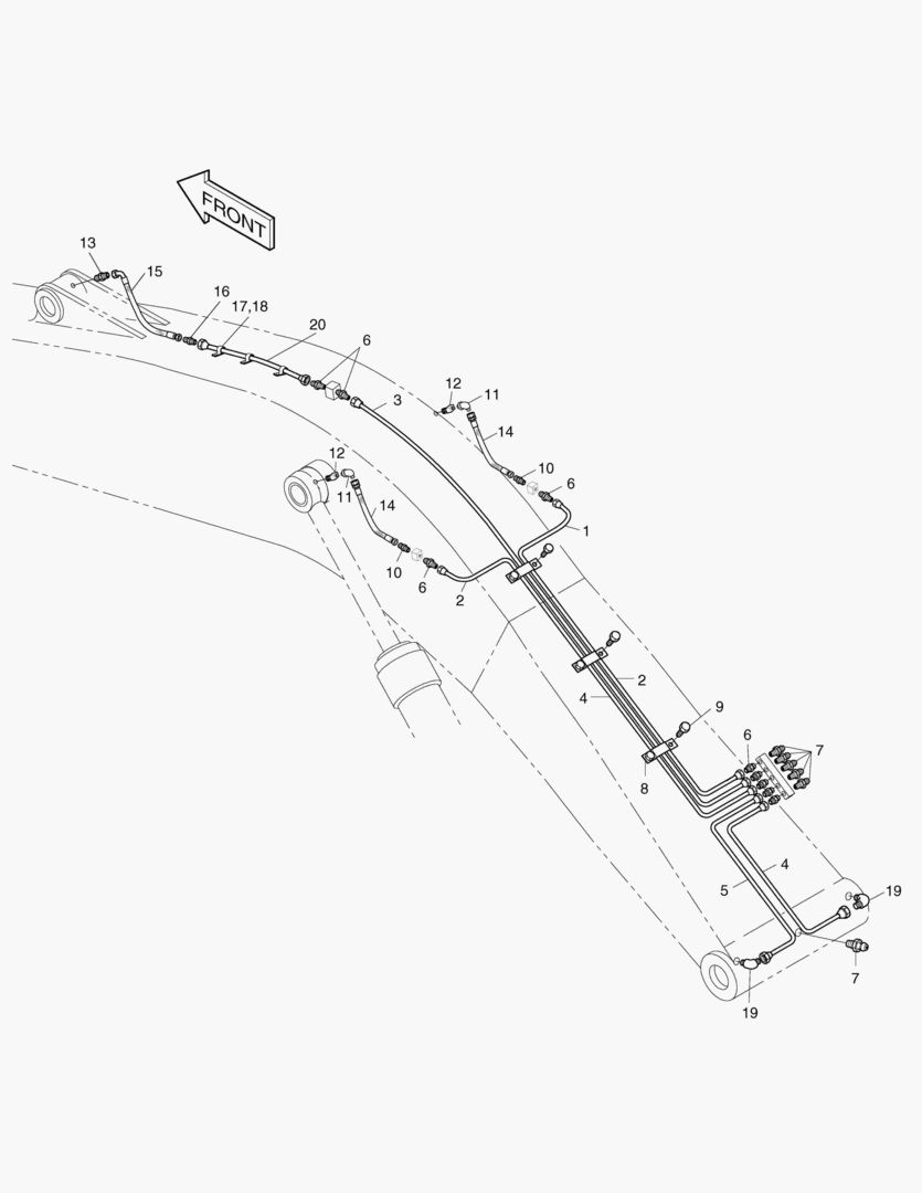 ТРУБОПРОВОД СМАЗОЧНОЙ СИСТЕМЫ