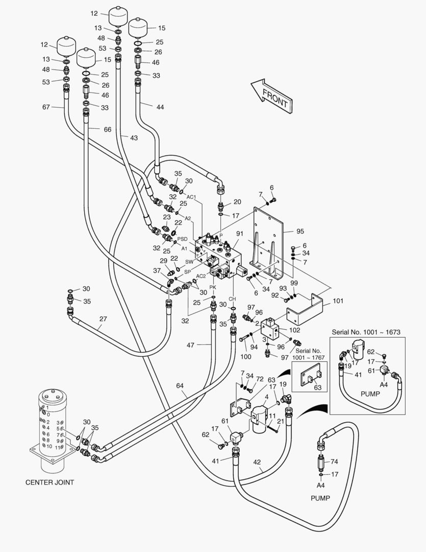 1280 BRAKE & MODULE PIPING(2)