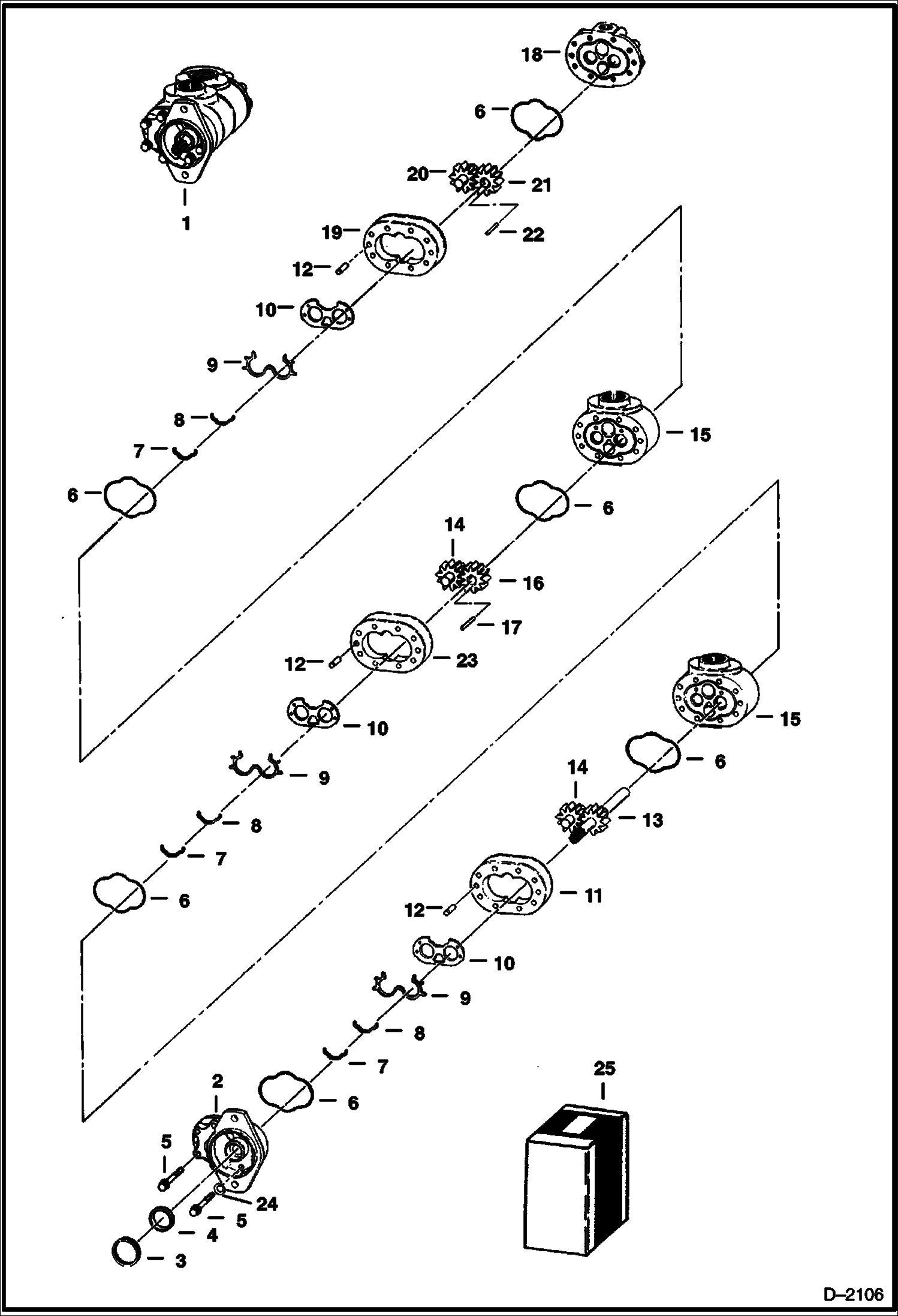 ТРОЙНОЙ ШЕСТЕРЕНЧАТЫЙ НАСОС