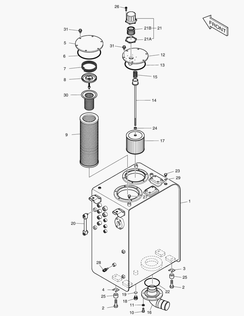 РЕЗЕРВУАР ДЛЯ МАСЛА