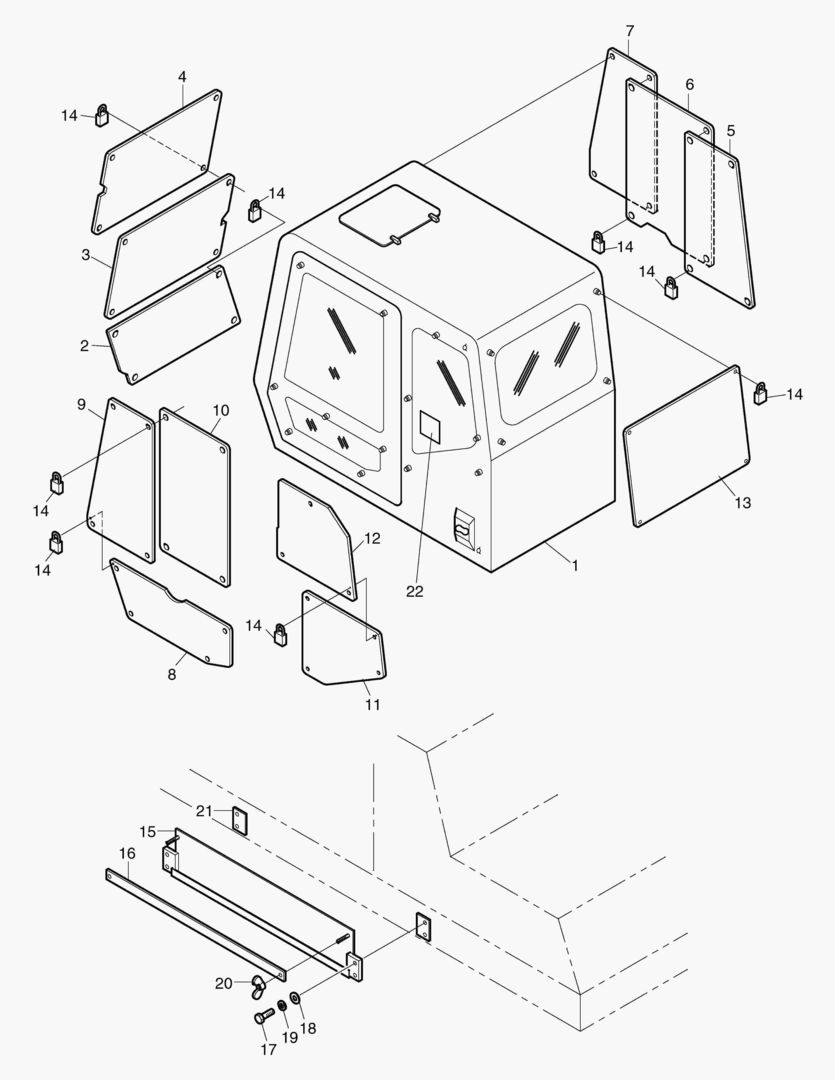 ЗАЩИТА ОКНА КАБИНЫ-(США)