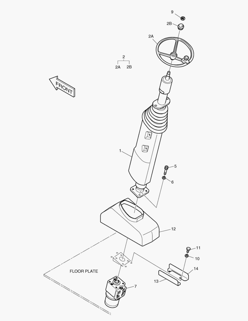 1440 STEERING WHEEL ASS`Y [1305~]