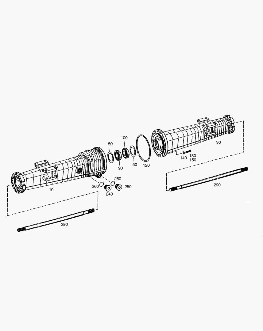 Спецтехника 4650 AXLE CASING-REAR AXLE [1001~1630] - главное фото