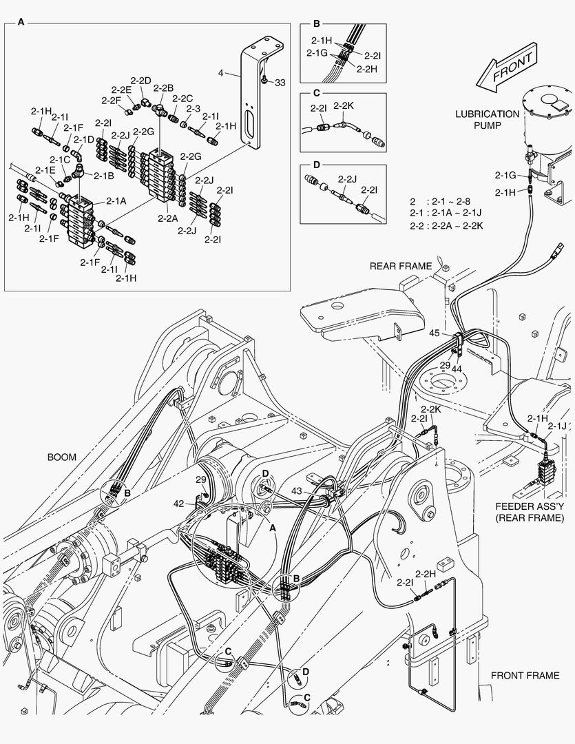 СМАЗКА - ПИТАТЕЛЬ(ПЕРЕДНЯЯ РАМА)