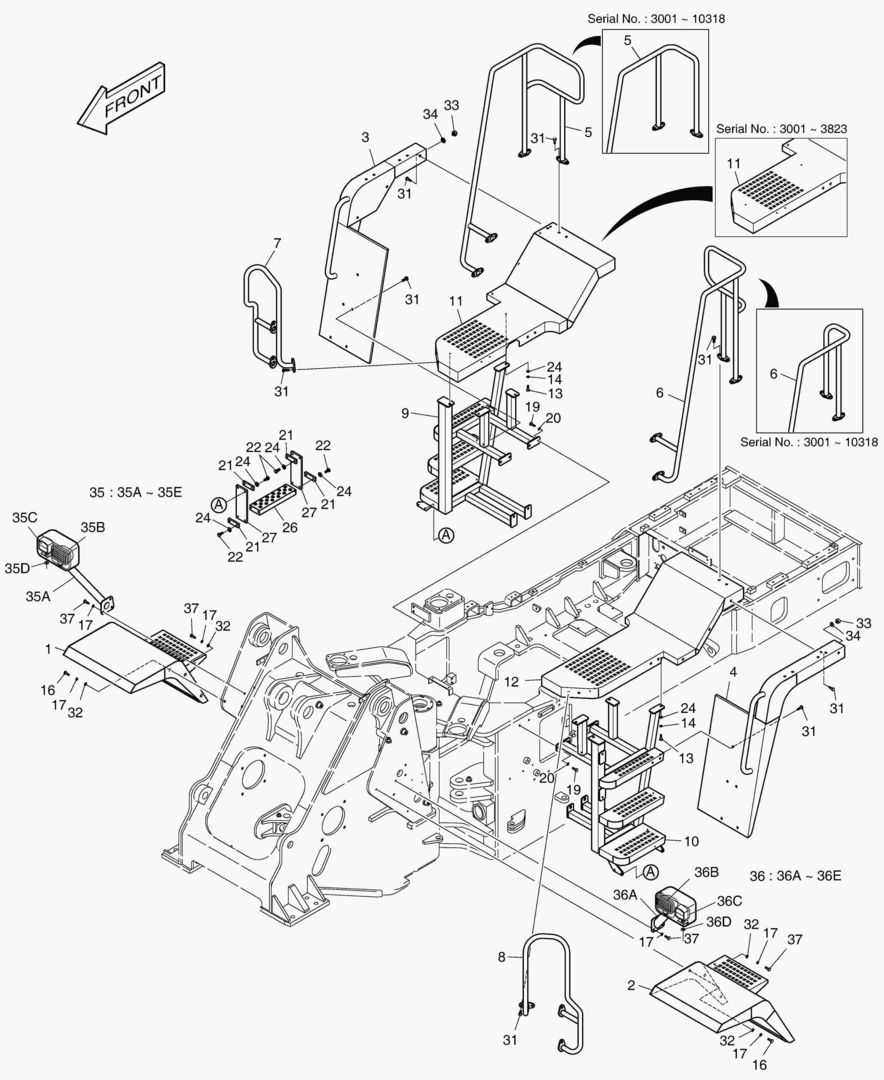 1350 FENDER & LADDER