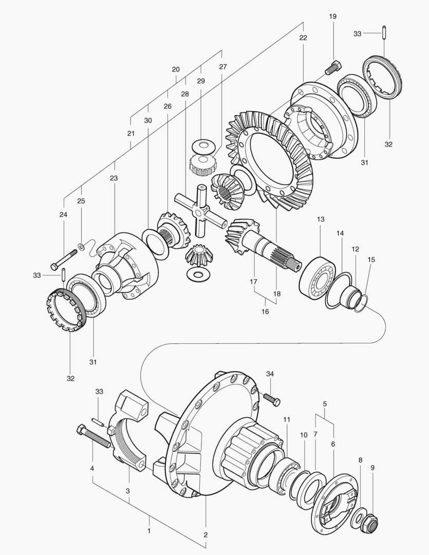 ДИФФЕРЕНЦИАЛ ПЕРЕДНЕГО МОСТА-ЛОКАЛЬНЫЙ