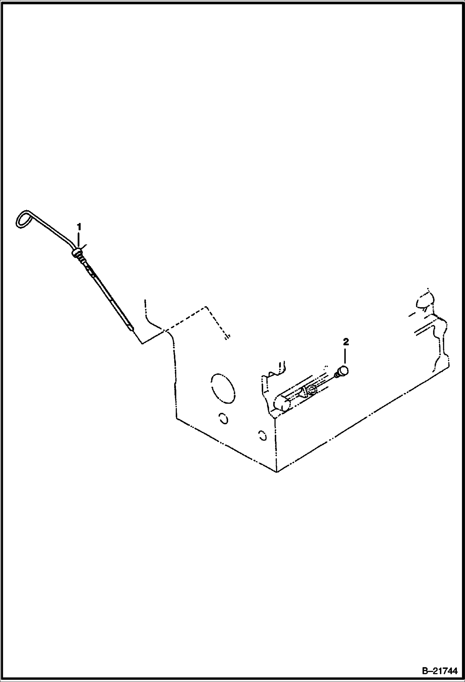 ЩУП ДЛЯ ПРОВЕРКИ УРОВНЯ МАСЛА