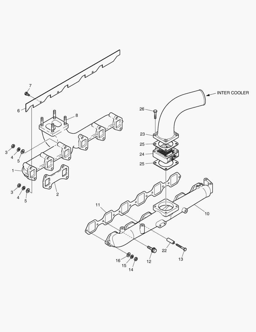 024 INTAKE & EXHAUST MANIFOLD