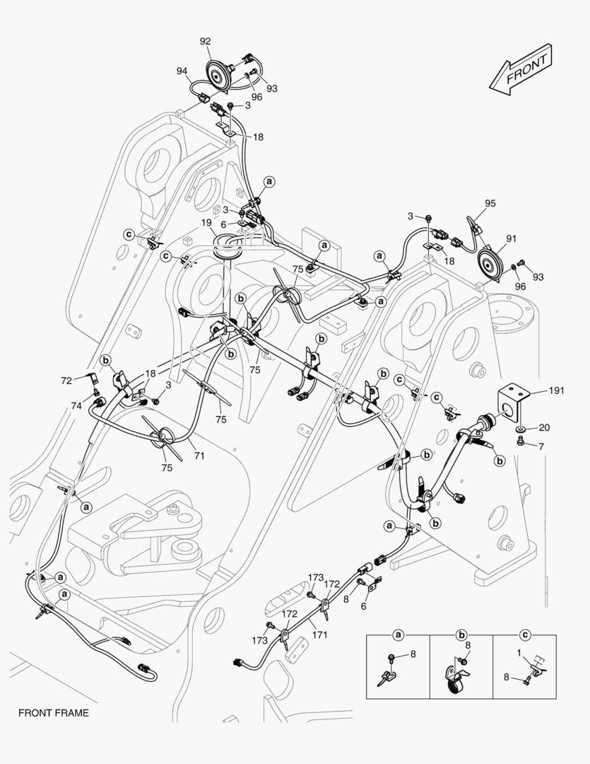 ЭЛЕКТРИЧЕСКИЕ ЗАПЧАСТИ - ФРОНТАЛЬНЫЙ