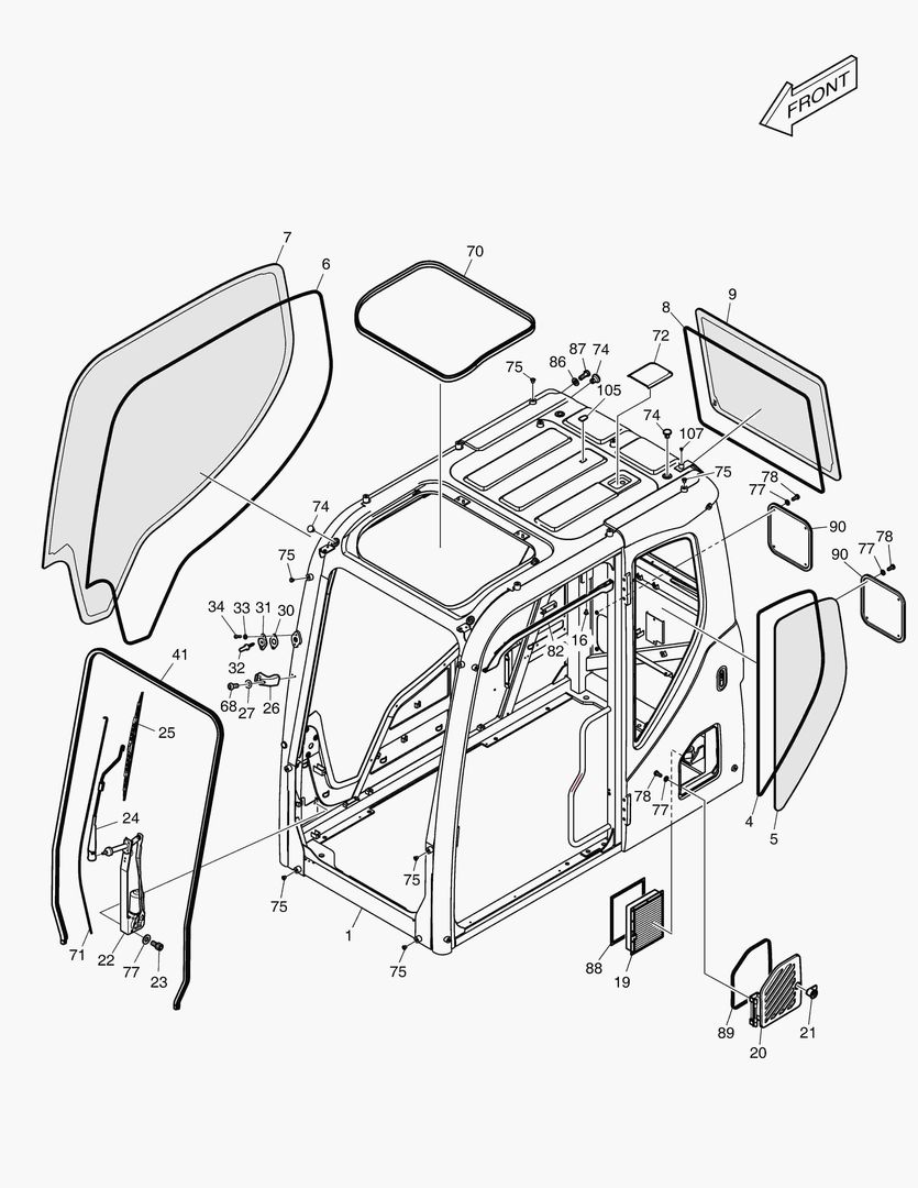КАБИНА(1) - СИСТЕМА ЗАЩИТЫ ПРИ ОПРОКИДЫВАНИИ