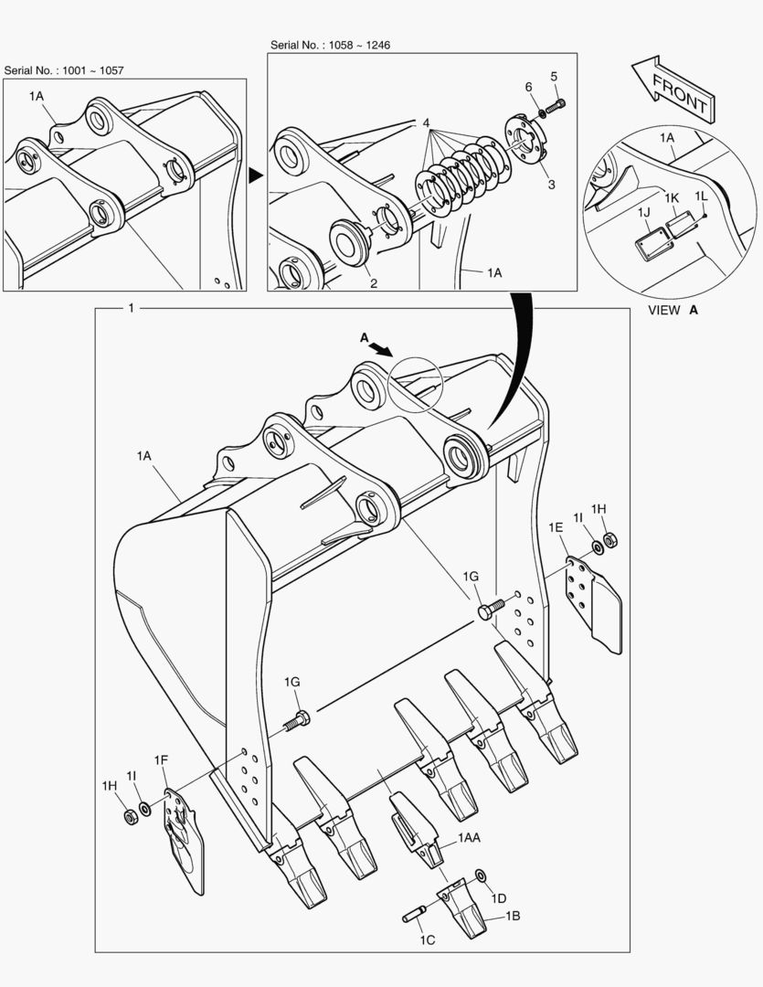 6920 BUCKET ASS`Y - 1.5mВі