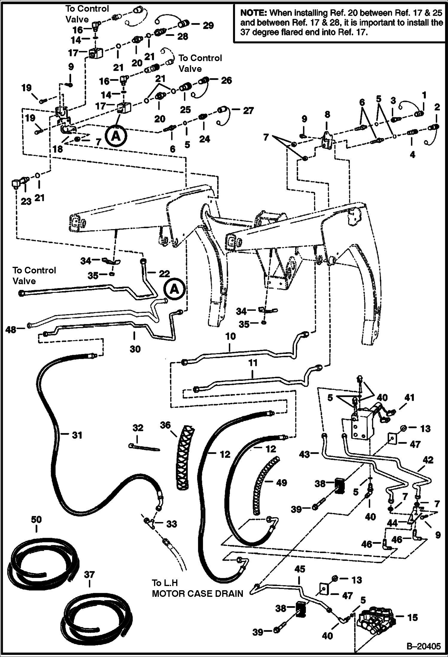 ГИДРАВЛИКА ВЫСОКОЙ МОЩНОСТИ (ВСПОМОГАТЕЛЬНЫЕ ГИДРАВЛИЧЕСКИЕ МЕХАНИЗМЫ) (С УПОРОМ СЦЕПКИ)