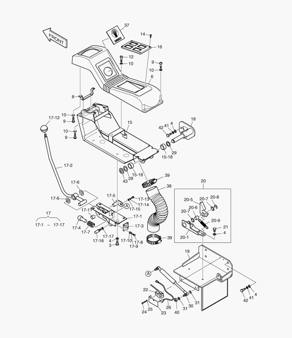 ПУЛЬТ УПРАВЛЕНИЯ-ЛЕВОСТОРОННИЙ