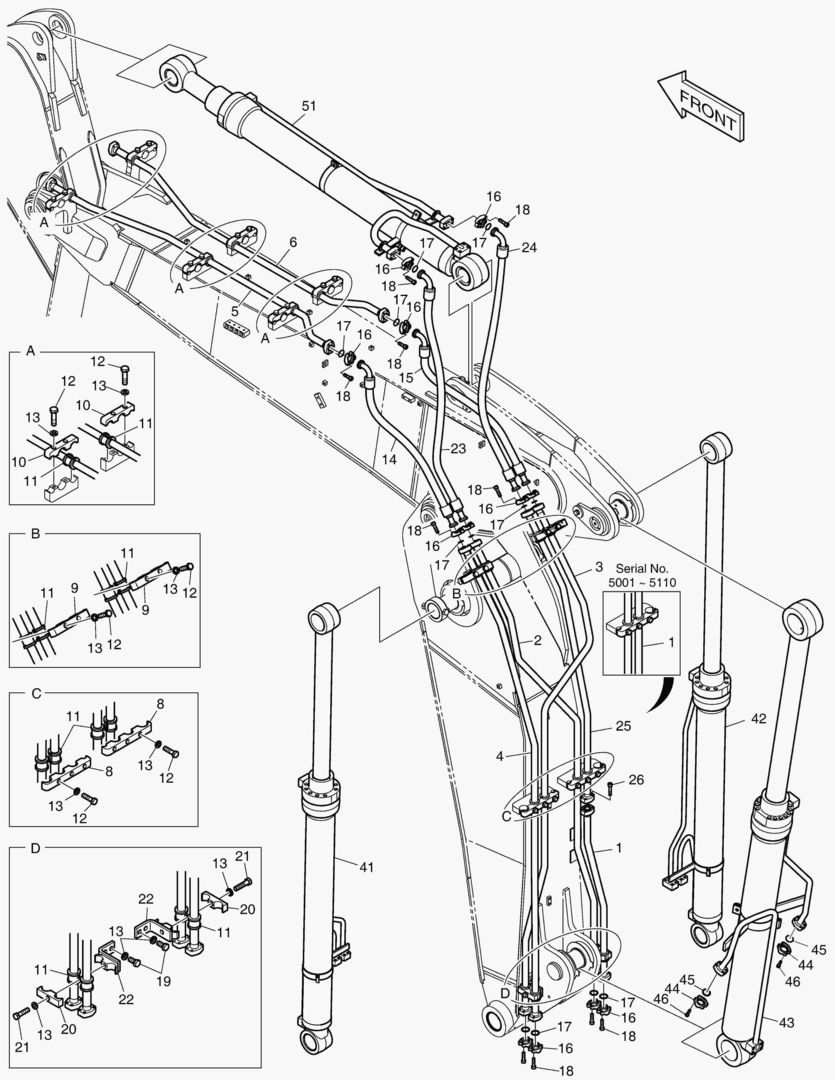 ТРУБОПРОВОД ШАРНИРНОЙ СТРЕЛЫ