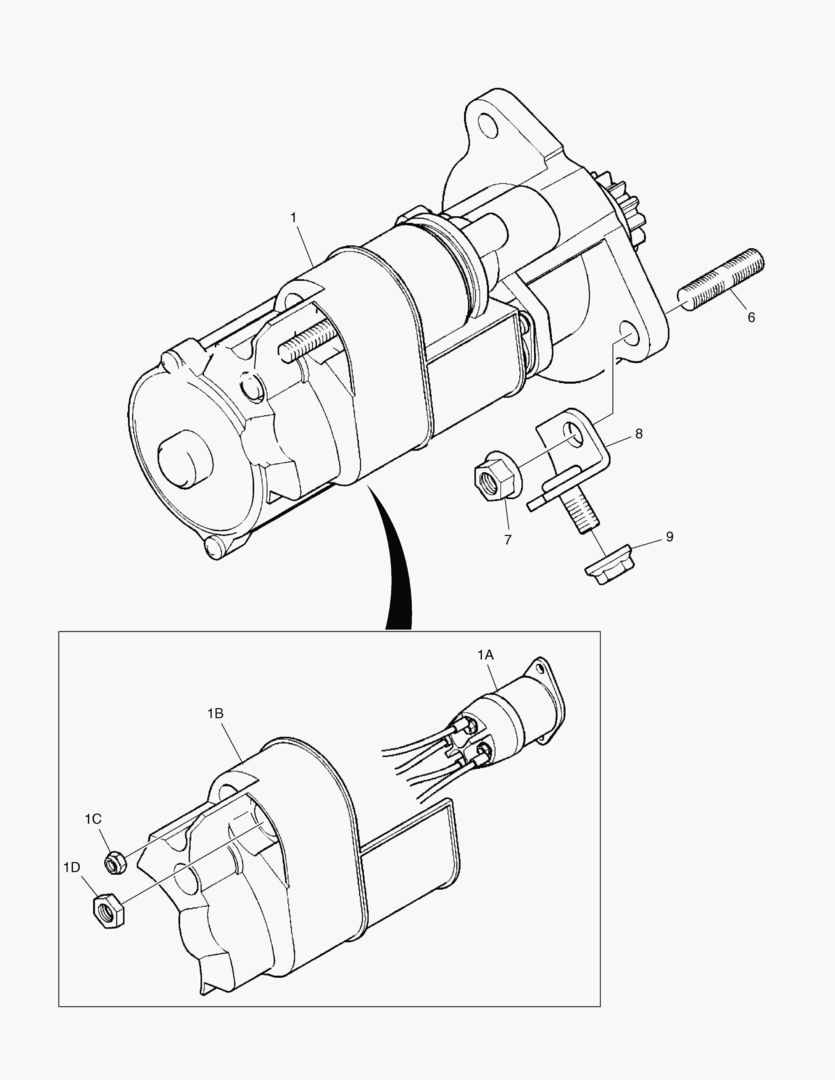 G011-350 STARTER MOTOR