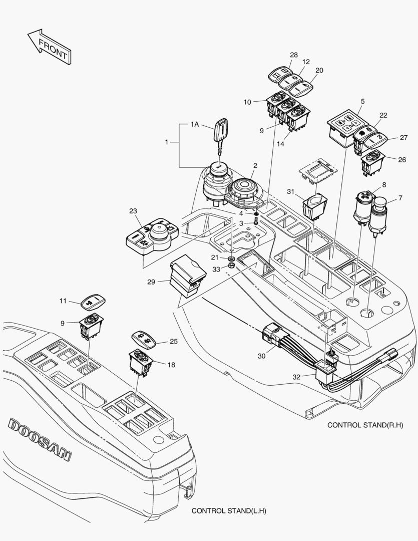ЭЛЕКТРИЧЕСКИЕ ЗАПЧАСТИ - ПУЛЬТ УПРАВЛЕНИЯ