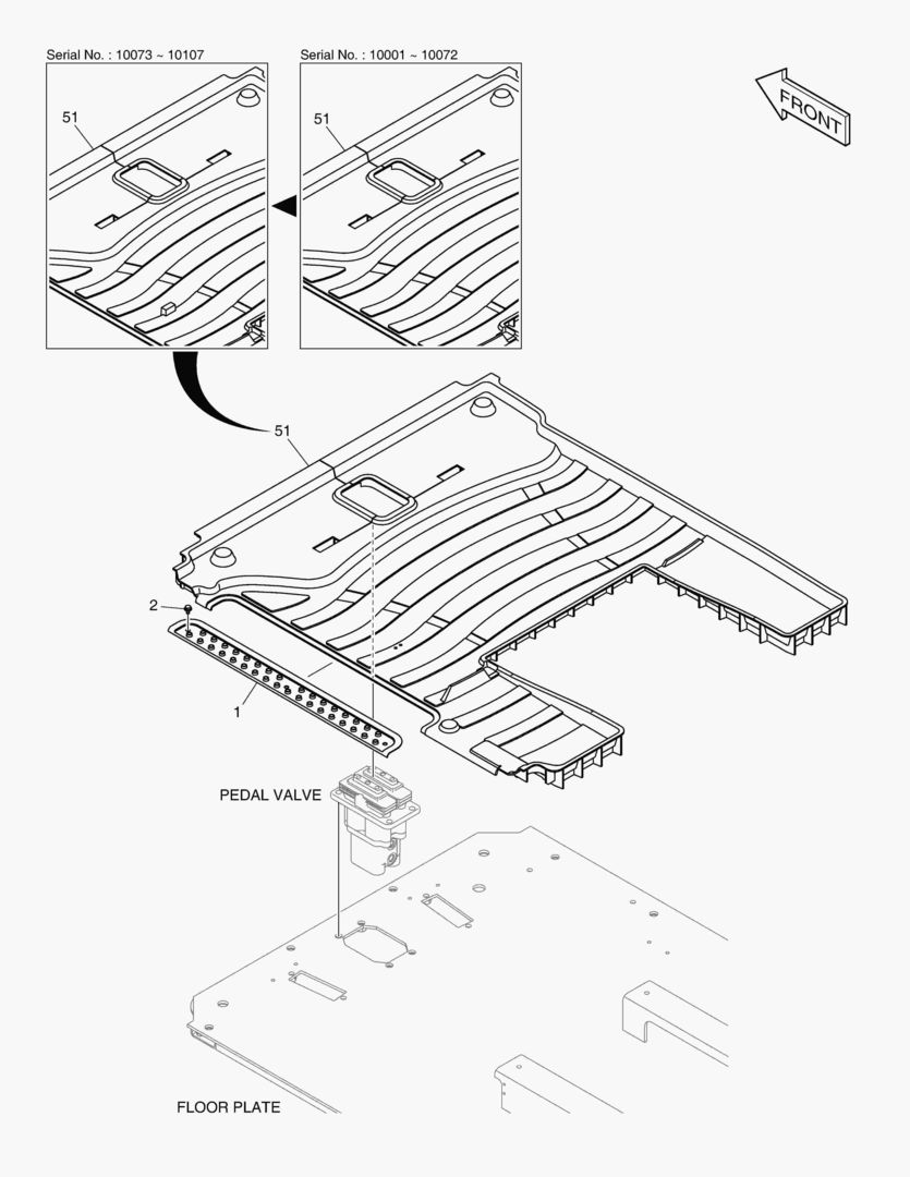 КОВРИК НА ПОЛУ КУЗОВА