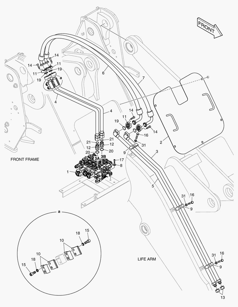 РЕКУЛИРУЮЩИЙ КЛАПАН ТРУБОПРОВОДА - 3-Й КАТУШКИ