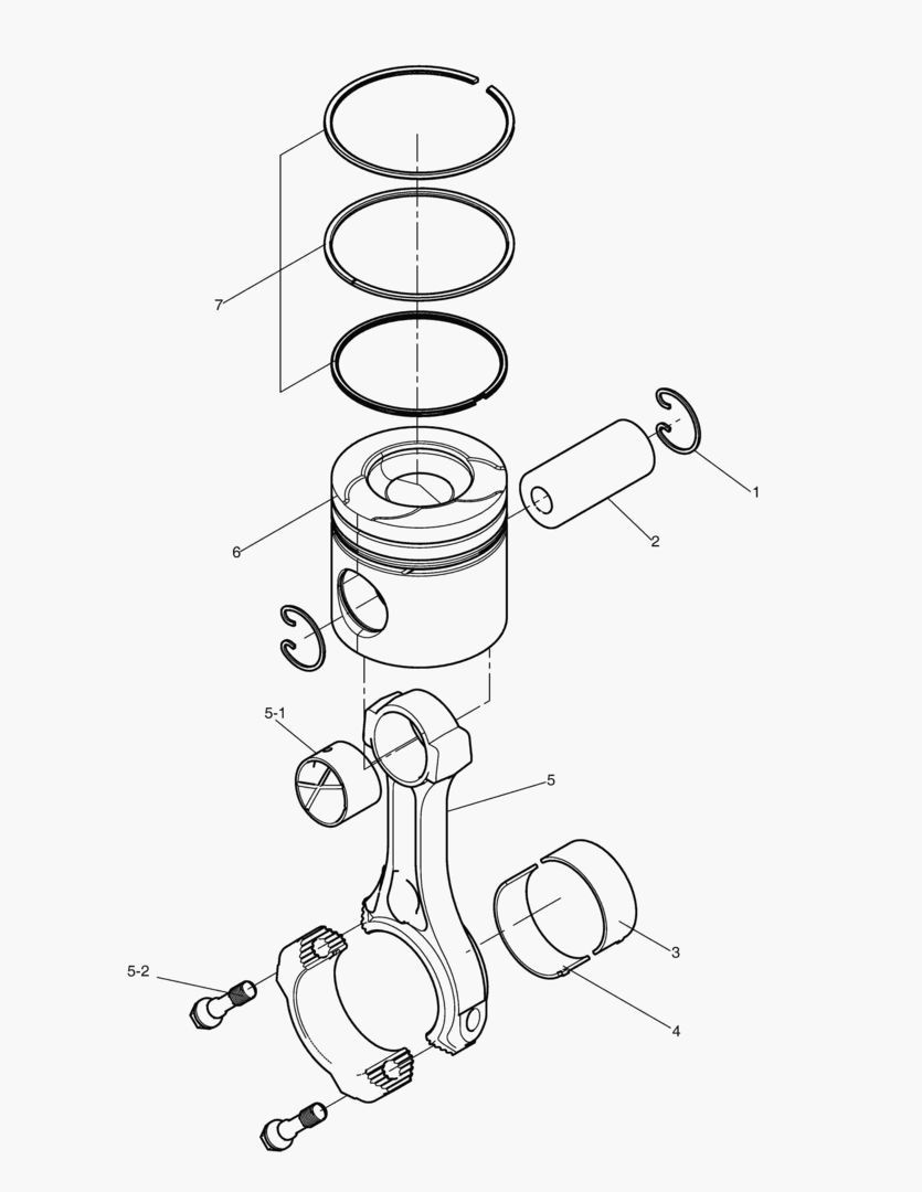 240 CONNECTING ROD PISTON