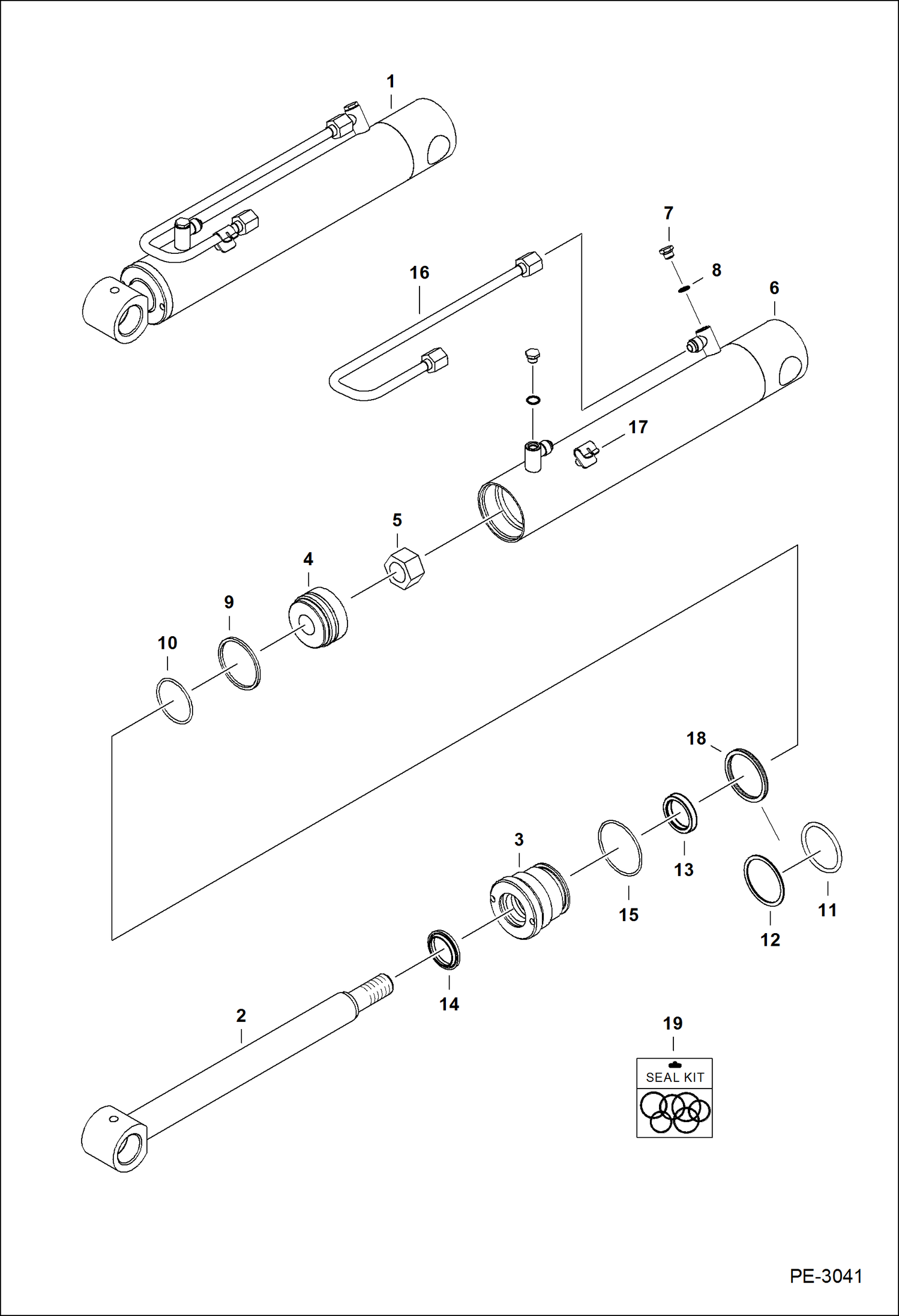 ГОЛОВКА ЦИЛИНДРА (78-- ГРЕЙФЕРНЫЕ ВИЛЫ 7752) (КОРНЕВОЙ ГРЕЙФЕР 82-- A2MW)
