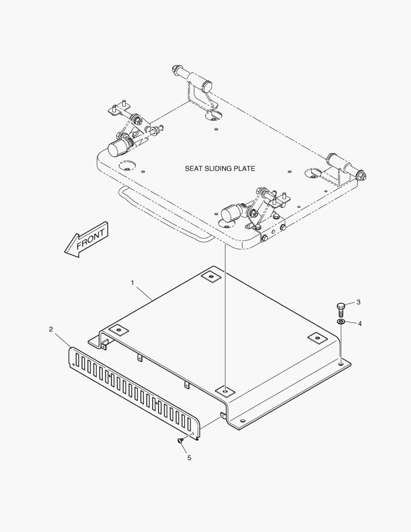 1540 SEAT PLATE - EUROPE & U.S.A