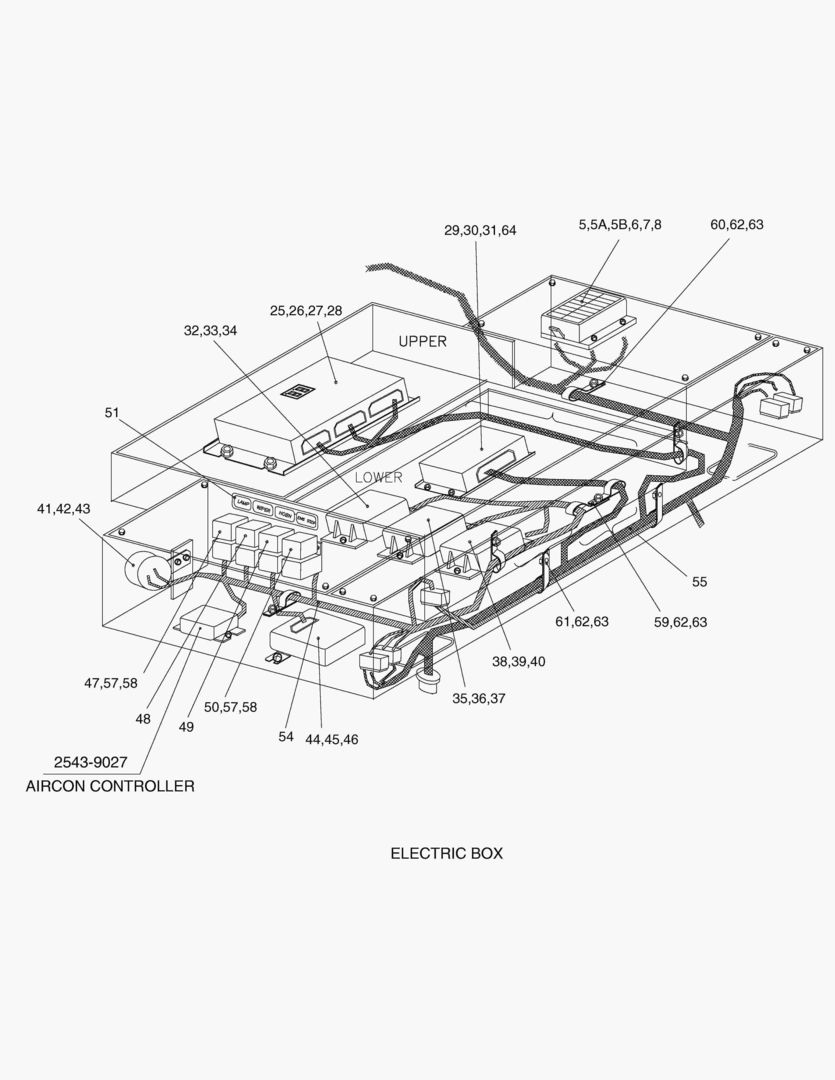 Спецтехника 1660 ELECTRIC PARTS(4)-ELECTRIC BOX [5001~] - главное фото