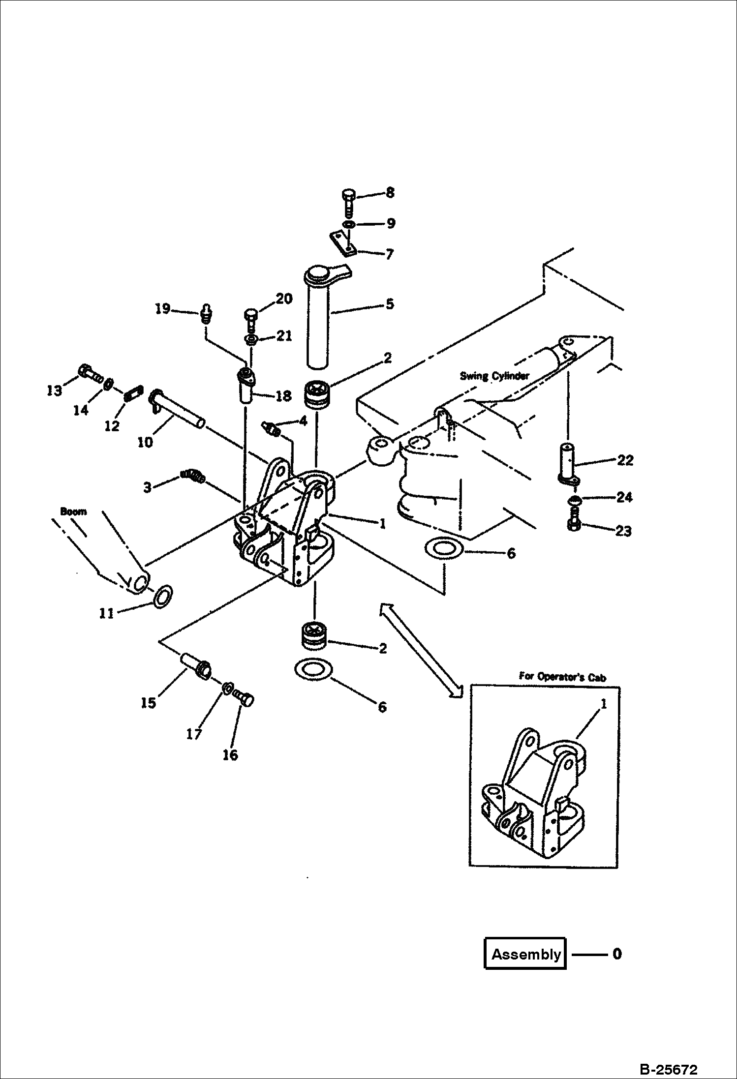 ПОВОРОТНЫЙ КРОНШТЕЙН СТРЕЛЫ