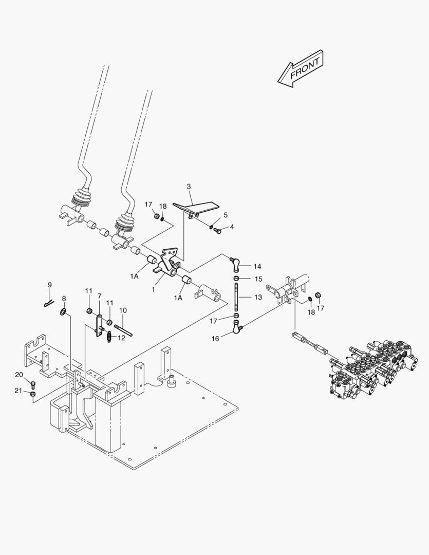 РЫЧАГ УСТРОЙСТВА УПРАВЛЕНИЯ - ВЫКЛЮЧАТЕЛЬ