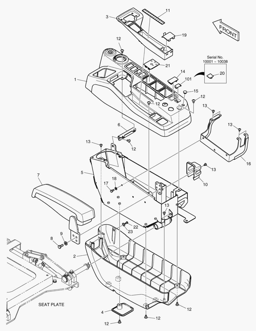 ПУЛЬТ УПРАВЛЕНИЯ - ПРАВОСТОРОННИЙ