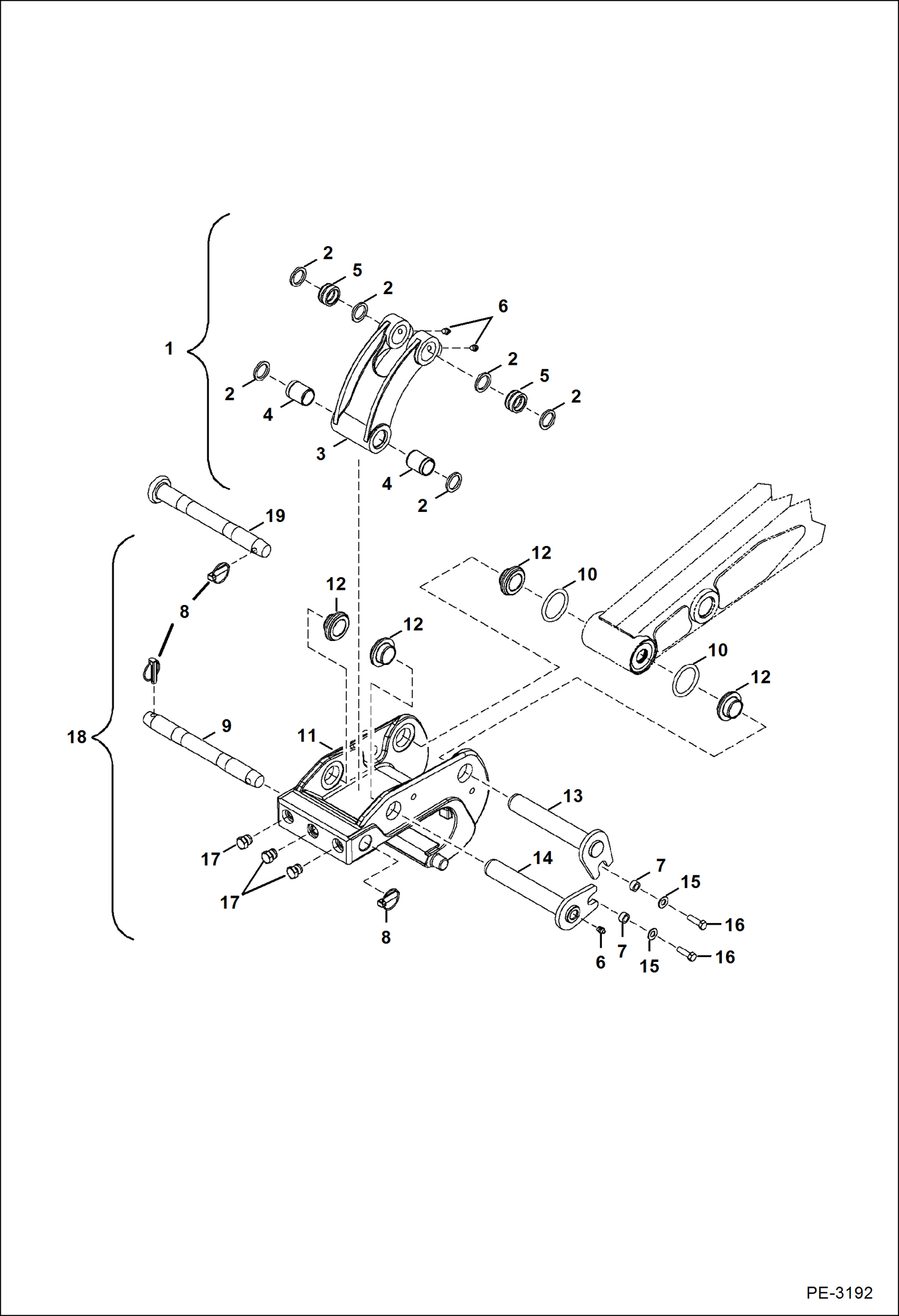 СЕРЬГА КОВША И СМЕННЫЙ