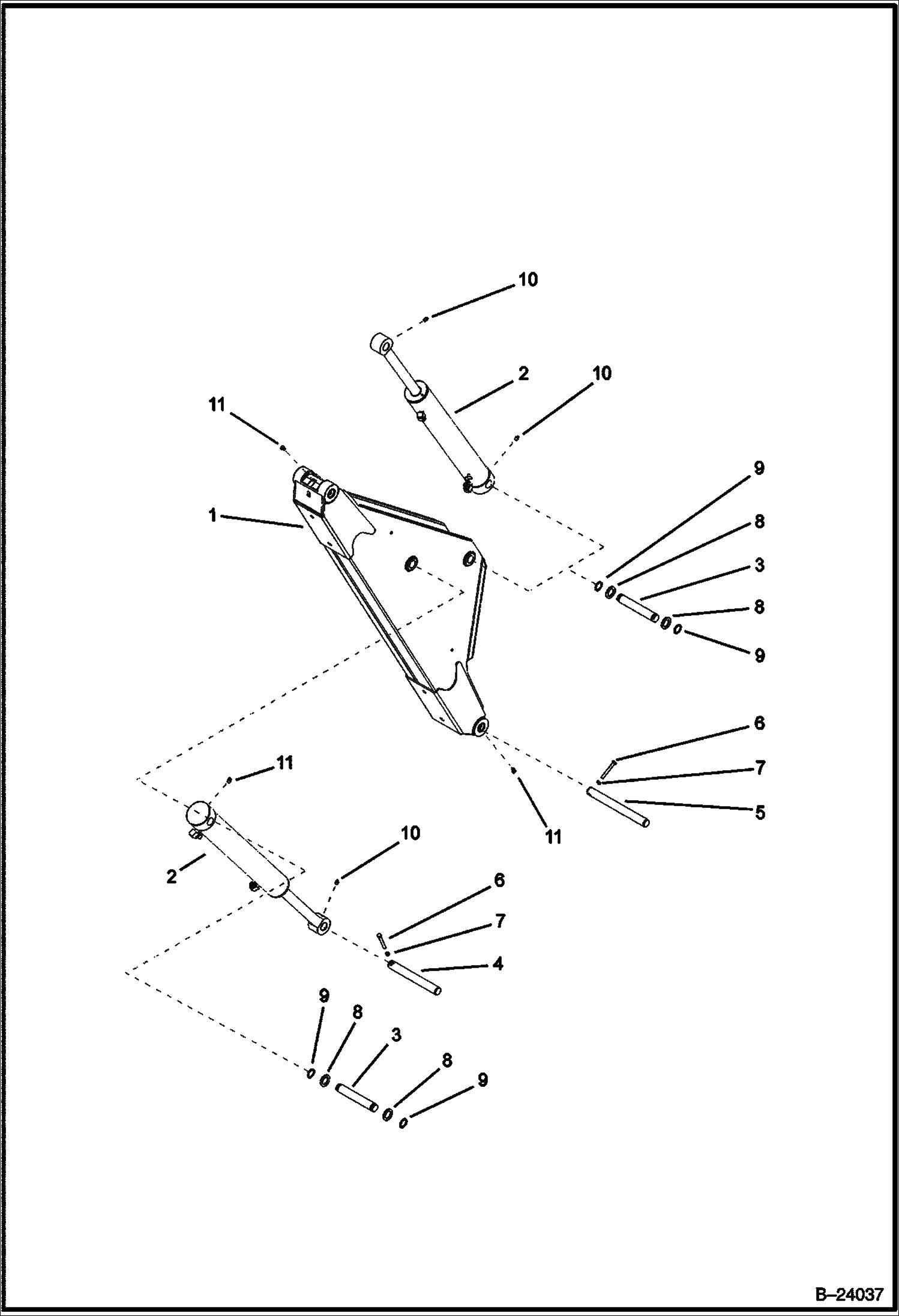 СТРЕЛА УСТАНОВЛЕННАЯ ПО ЦЕНТРУ ОБРАТНАЯ ЛОПАТА