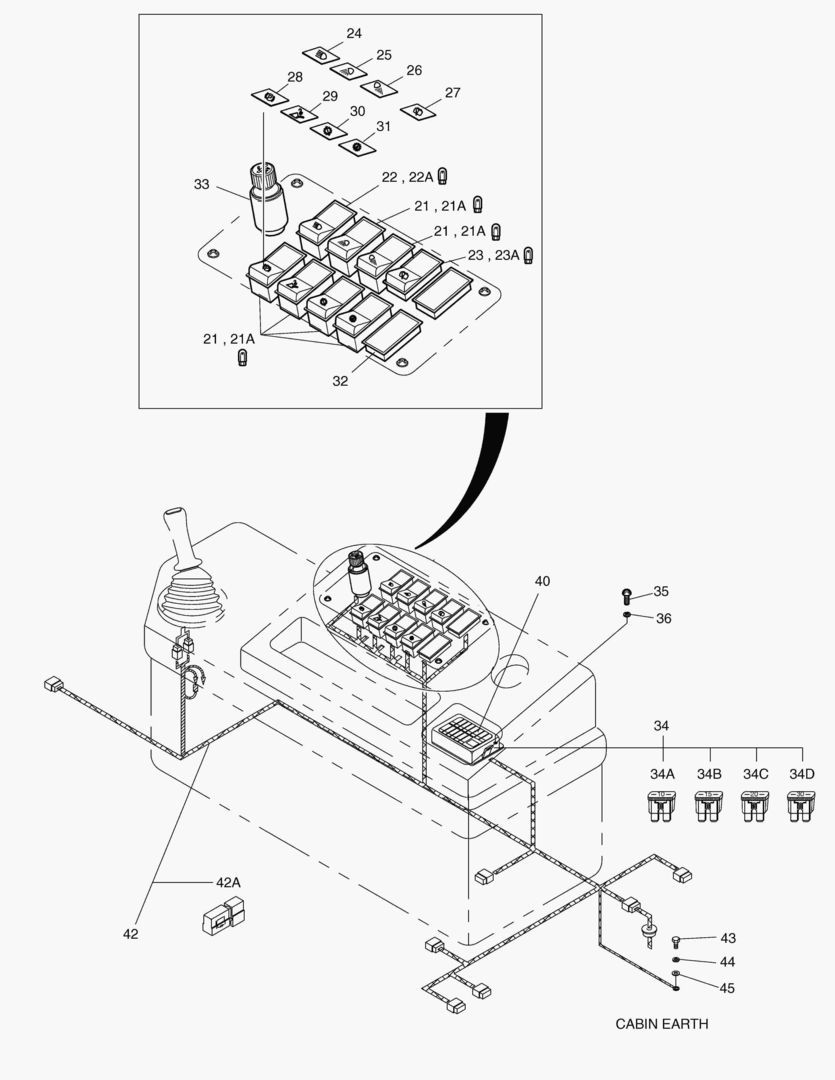 ЭЛЕКТРИЧЕСКИЕ ЗАПЧАСТИ(2)-КОРОБКА ПЕРЕКЛЮЧАТЕЛЕЙ