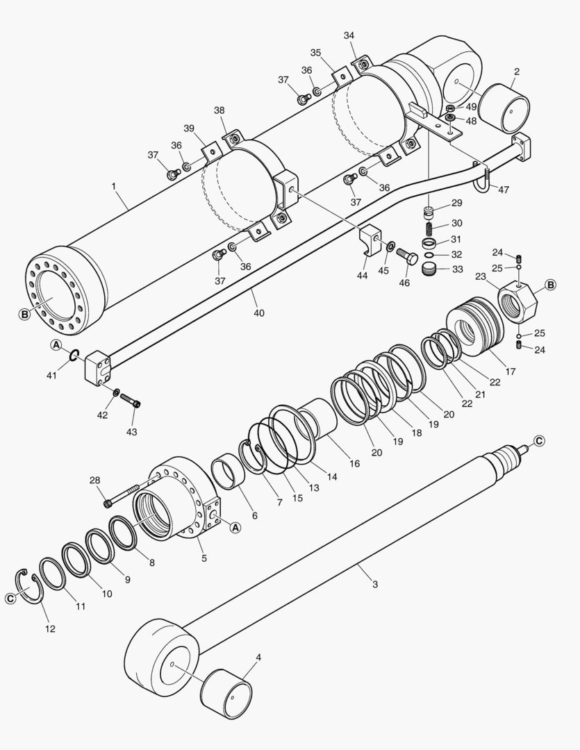 ЦИЛИНДР РУКОЯТКИ