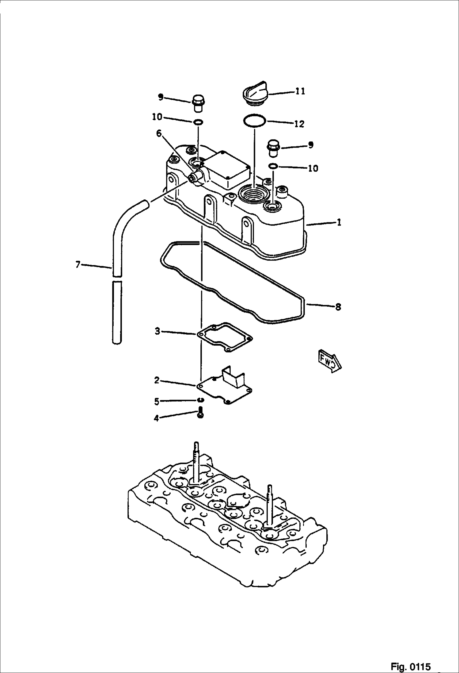 КРЫШКА ГОЛОВКИ ЦИЛИНДРА