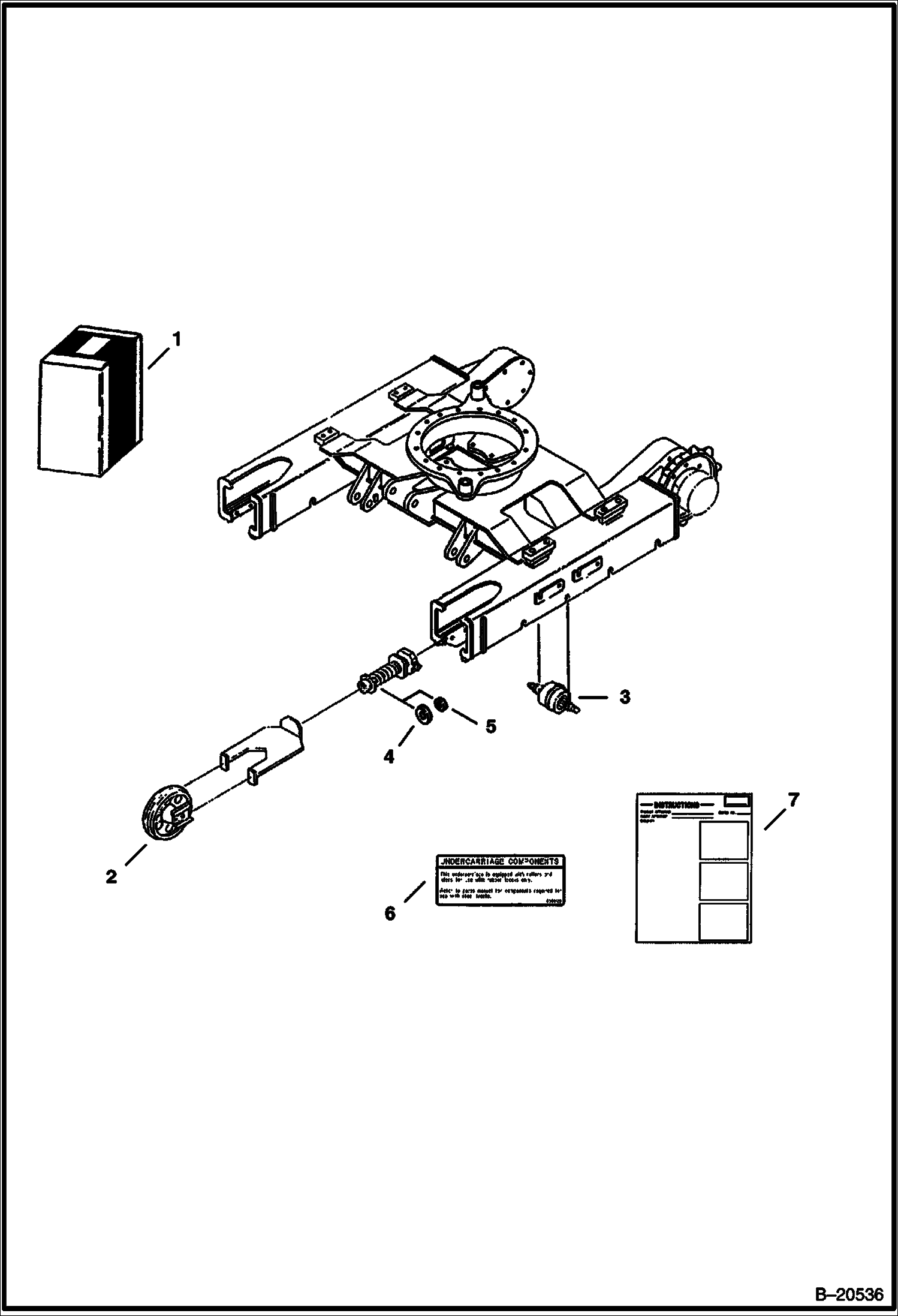 КОМПЛЕКТ ДЛЯ ДЕМОНТАЖА ГУСЕНИЦЫ (РЕЗИНОВЫЕ ГУСЕНИЦЫ ТОЛЬКО)
