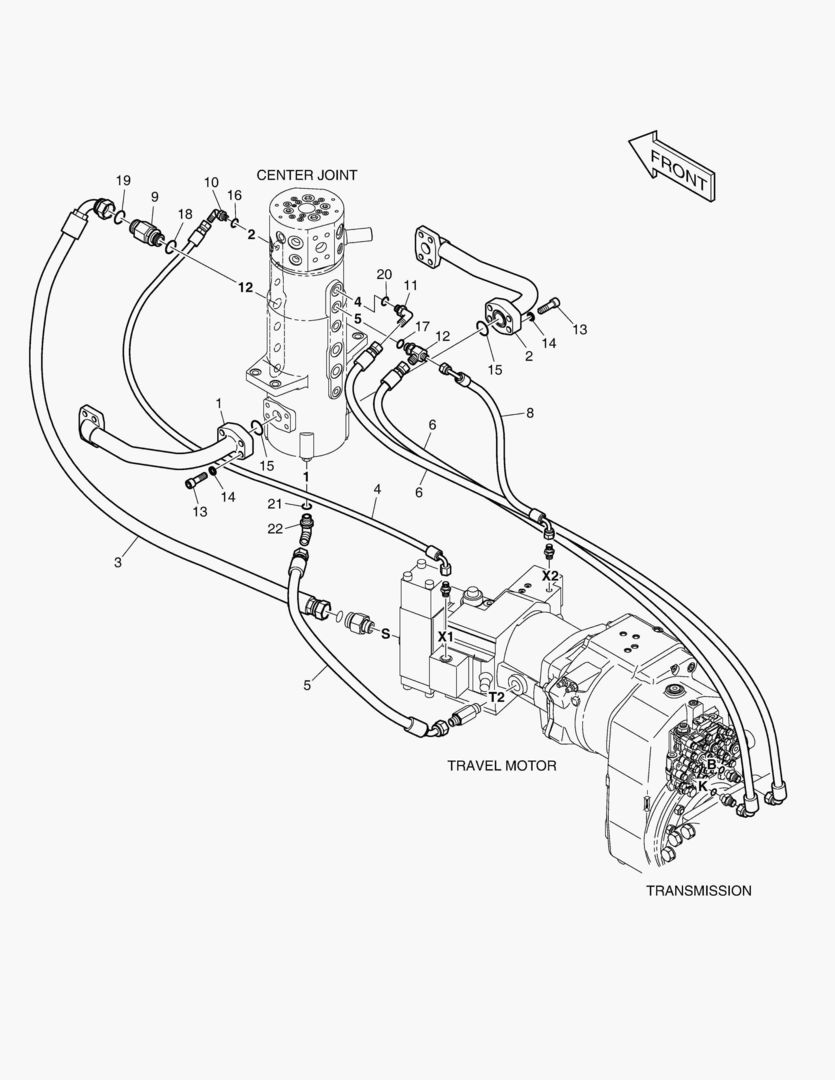 СИСТЕМА ТРУБОПРОВОДА КАРДАННОГО ВАЛА (2)